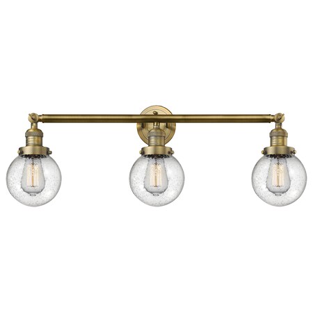 Innovations Lighting 3 Light Vintage Dimmable Led Adjustable Bathroom Fixture 205-BB-S-G204-6-LED